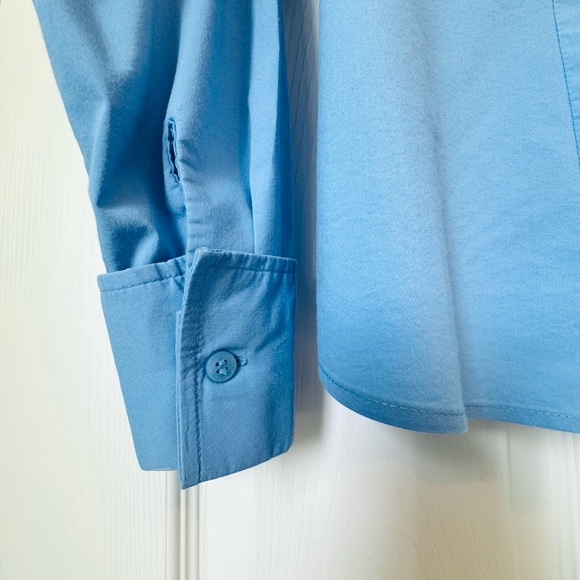 Worthington Stretch Blue Button Down - Picture 6 of 8